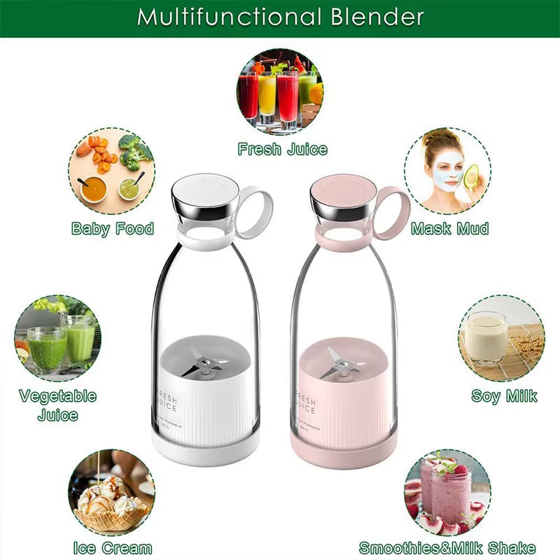 Portable Mini Juicer & Blender - USB Rechargeable Antioxidant Shake Cup